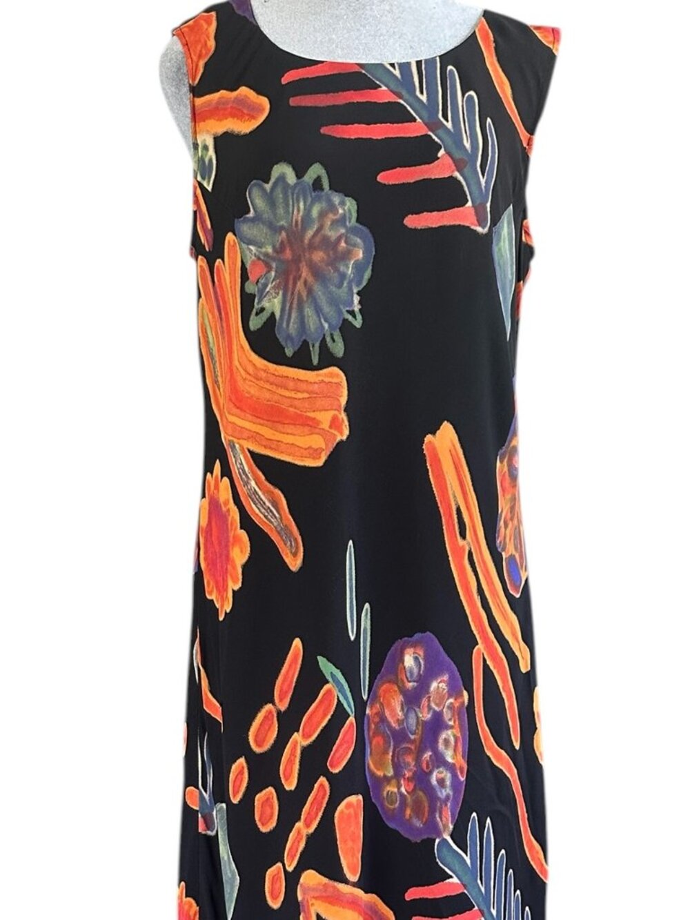 Carole Little Maxi Dress Size 6 Vintage from 1990’s